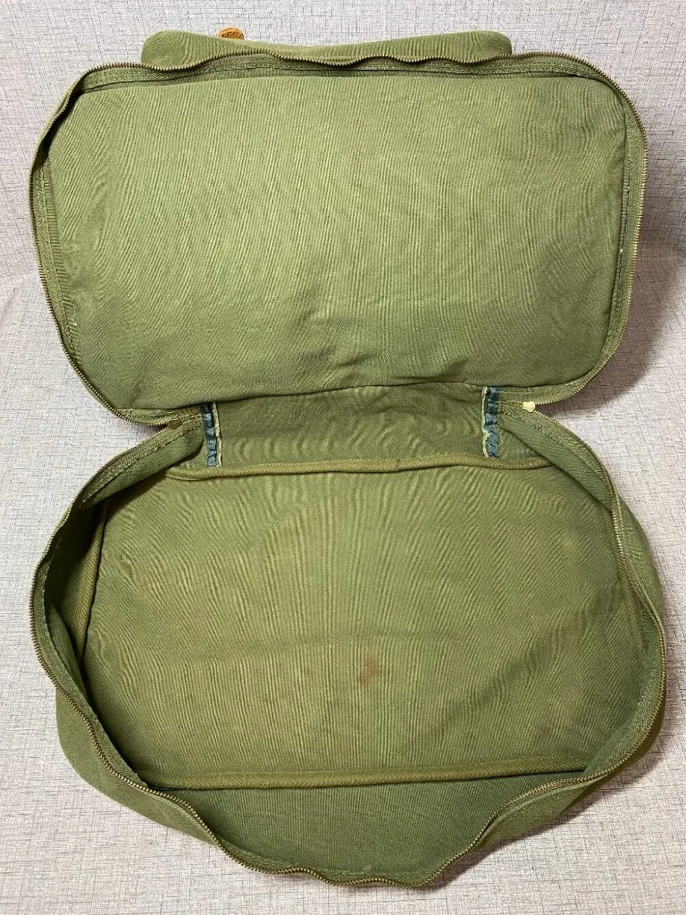 Vintage Eddie Bauer Duffle Bag for Travel Canvas Suede Duffel Bag Carry on Men